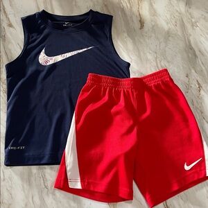 Nike Navy & Red Dri-FIT Set